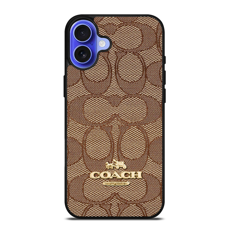 COACH NEW YORK PATTERN iPhone 16 Case Cover