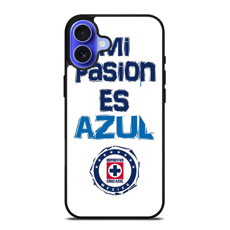 CRUZ AZUL FOOTBALL QUOTE iPhone 16 Case Cover