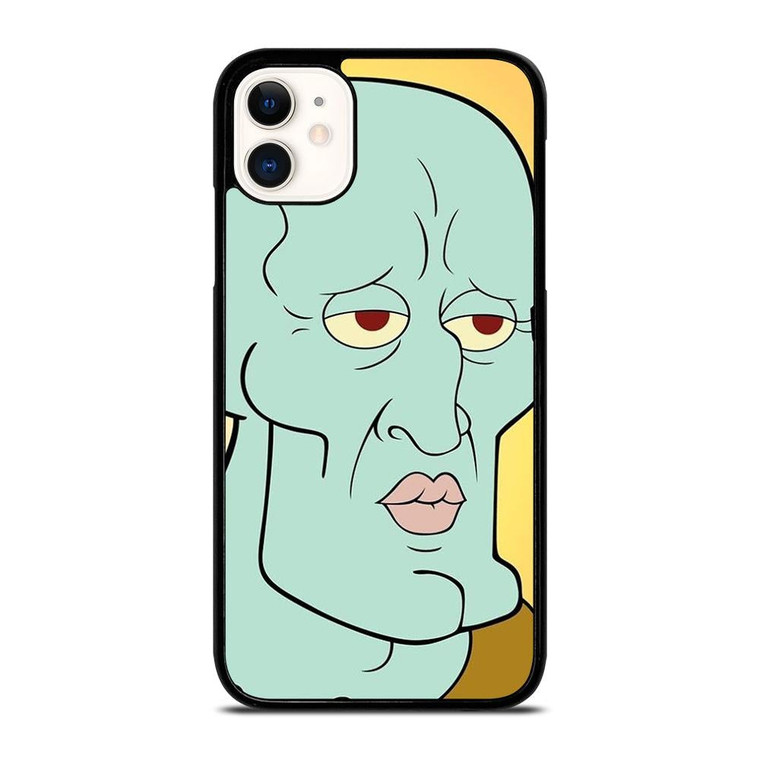 HANDSOME SQUIDWARD CARTOON iPhone 11 Case Cover
