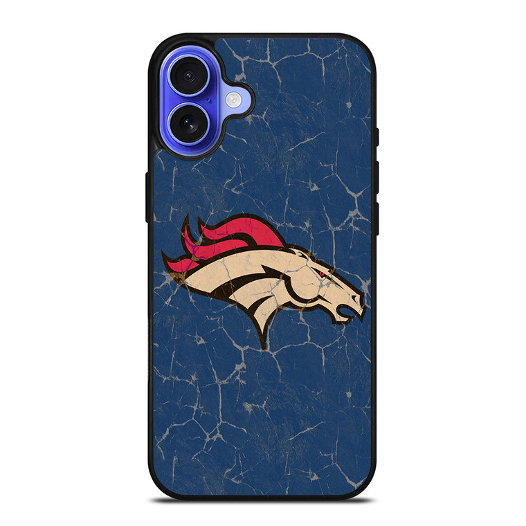 DENVER BRONCOS BROKEN LOGO iPhone 16 Case Cover