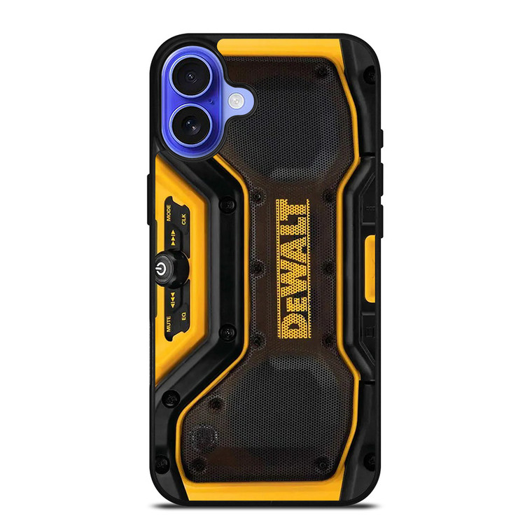 DEWALT TOOL LOGO BLUETOOTH RADIO ICON iPhone 16 Case Cover