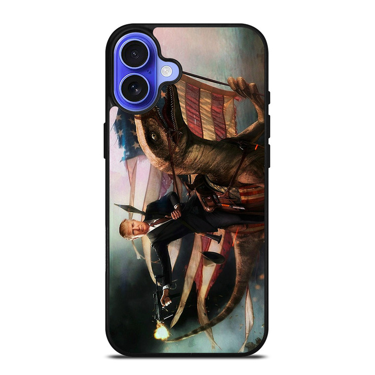 DONALD TRUMP AMERICAN RAPTOR iPhone 16 Case Cover DONALD TRUMP AMERICAN RAPTOR iPhone 16 Case Cover
