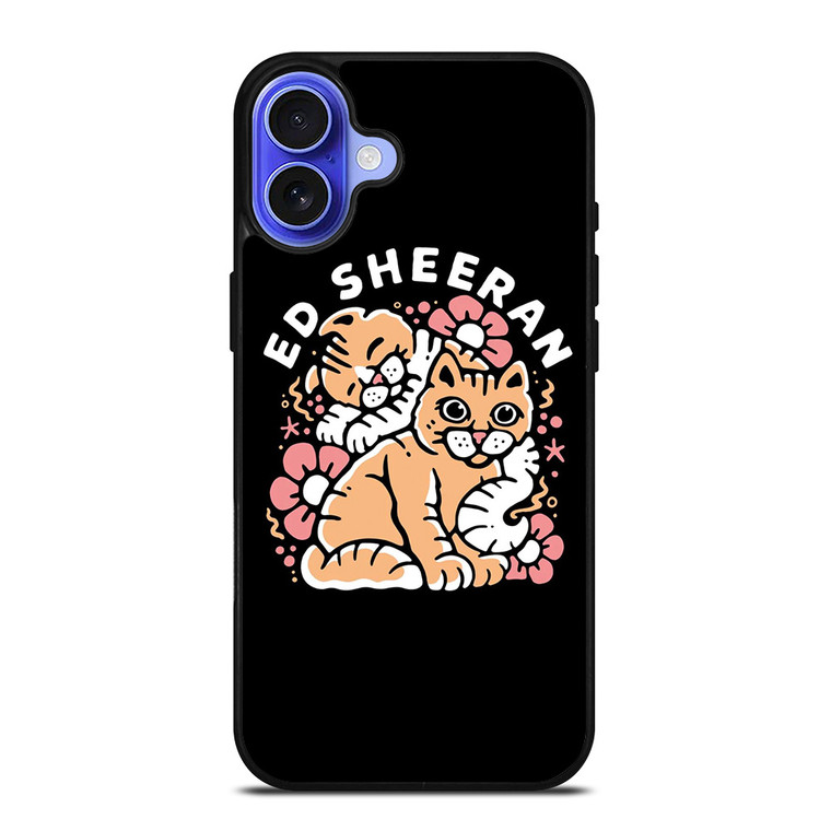 ED SHEERAN FLOWER CATS iPhone 16 Case Cover