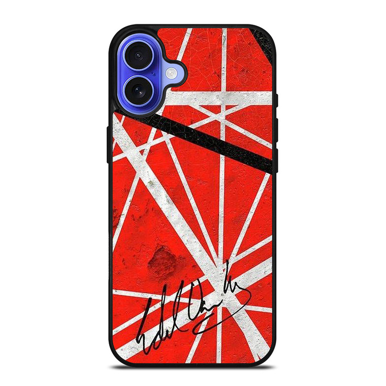 EDDIE VAN HALEN GUITAR SIGNATURE iPhone 16 Case Cover