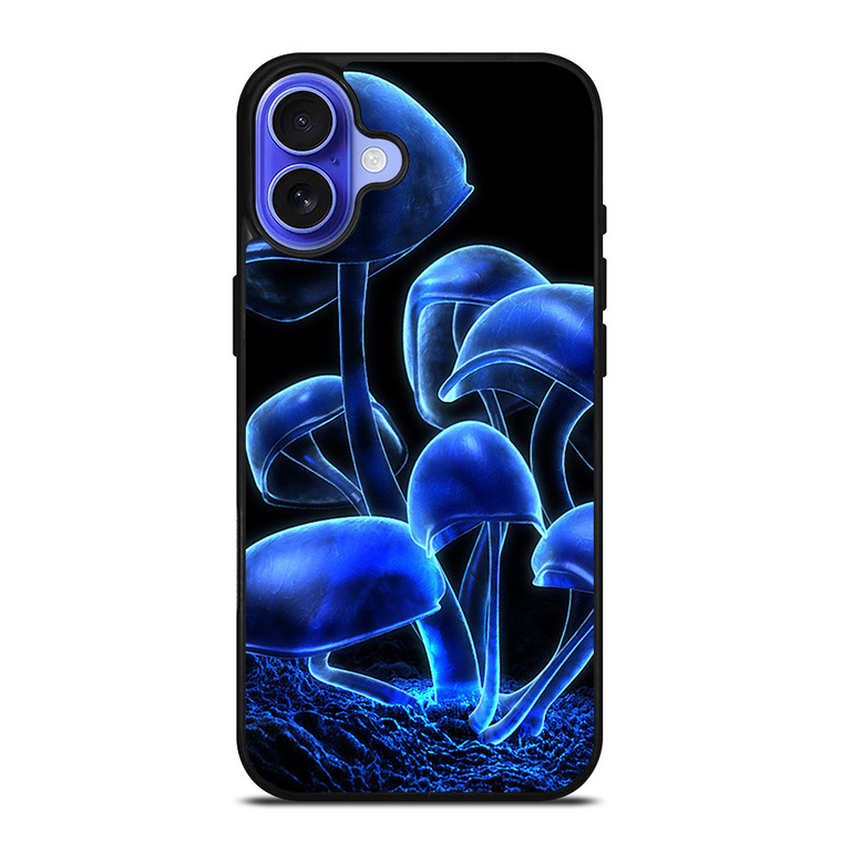 FANTASIA BLUE MUSHROOM iPhone 16 Case Cover