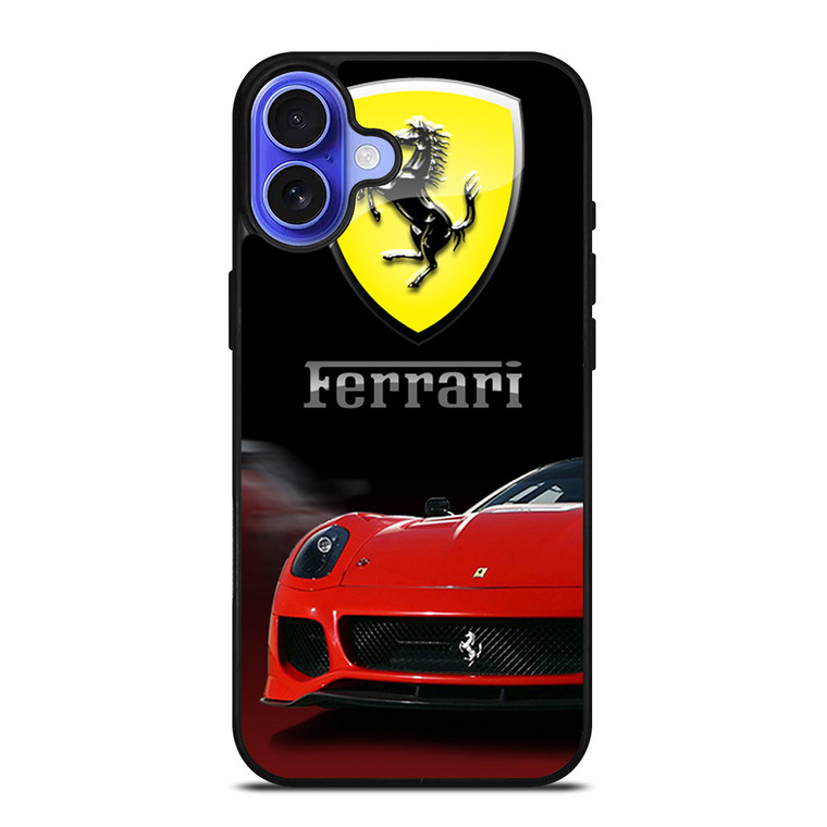 FERRARI RED CAR iPhone 16 Case Cover