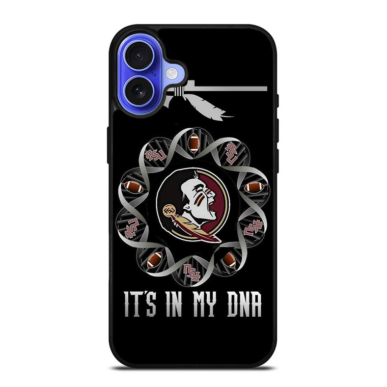 FLORIDA STATES FSU DNA iPhone 16 Case Cover