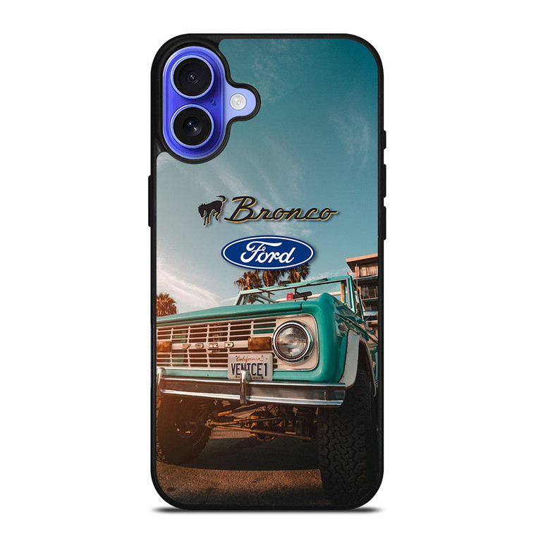 FORD BRONCO RETRO CAR LOGO iPhone 16 Case Cover
