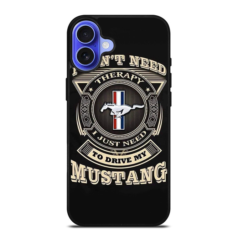 FORD MUSTANG LOGO DRIVE iPhone 16 Case Cover