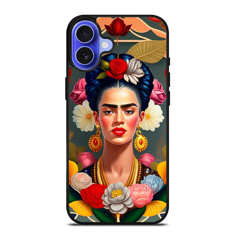 FRIDA KAHLO PAINTING FACE iPhone 16 Case Cover