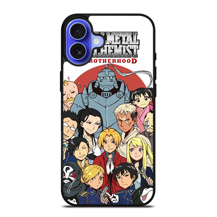 FULLMETAL ALCHEMIST BROTHERHOOD CHARACTER iPhone 16 Case Cover