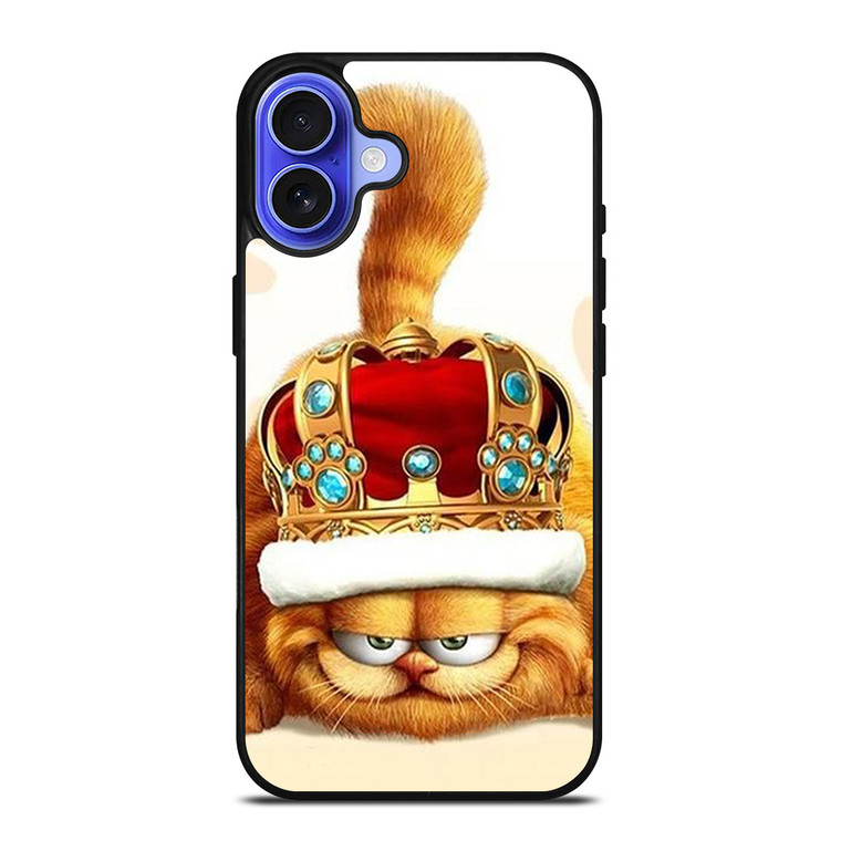 GARFIELD LAZY CAT KING iPhone 16 Case Cover