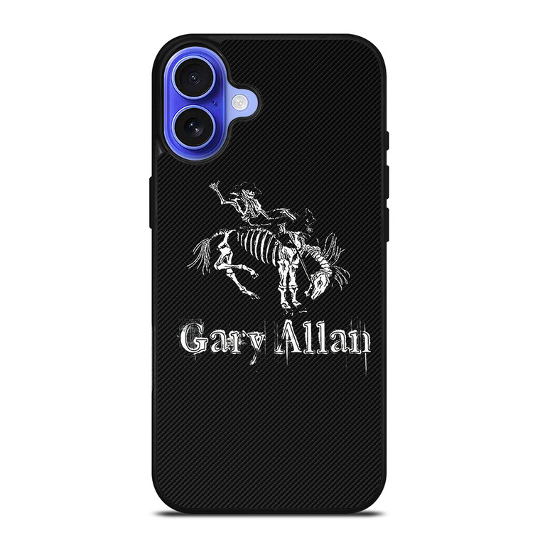 GARY ALLAN LOGO CARBON iPhone 16 Case Cover