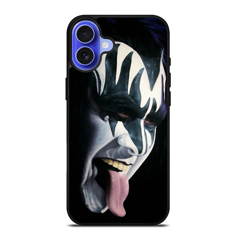 GENE SIMMONS FACE KISS BAND iPhone 16 Case Cover