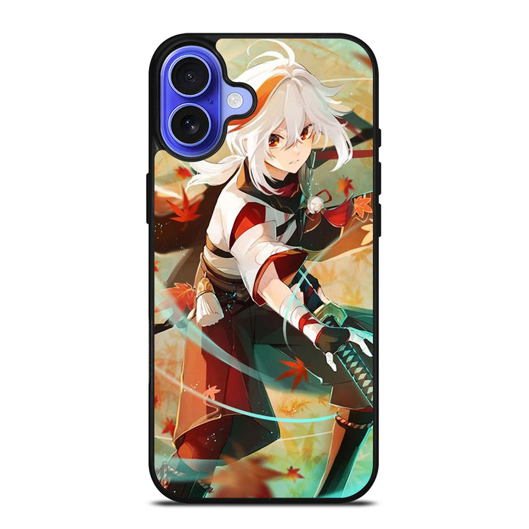 GENSHIN IMPACT GAME KAEDEHARA KAZUHA iPhone 16 Case Cover GENSHIN IMPACT GAME KAEDEHARA KAZUHA iPhone 16 Case Cover