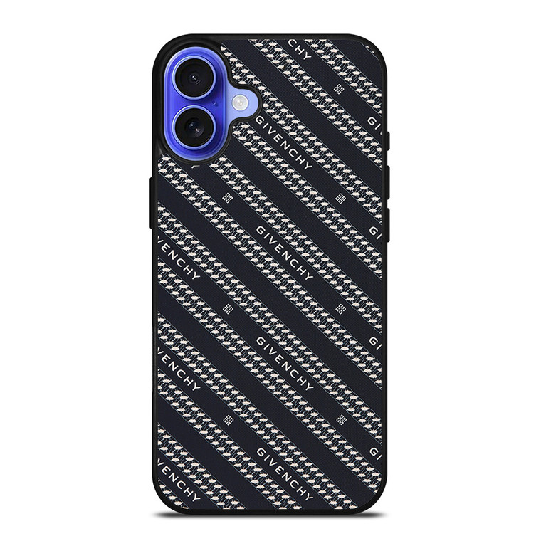 GIVENCHY PARIS LOGO PATTERN iPhone 16 Case Cover