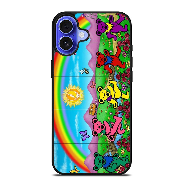 GRATEFUL DEAD DANCING BEARS iPhone 16 Case Cover