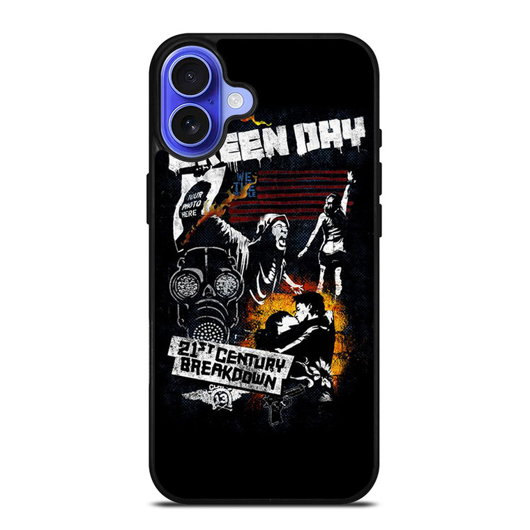 GREEN DAY BAND POSTER iPhone 16 Case Cover GREEN DAY BAND POSTER iPhone 16 Case Cover
