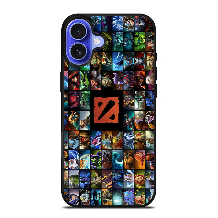 HEROES DOTA 2 COLLAGE iPhone 16 Case Cover
