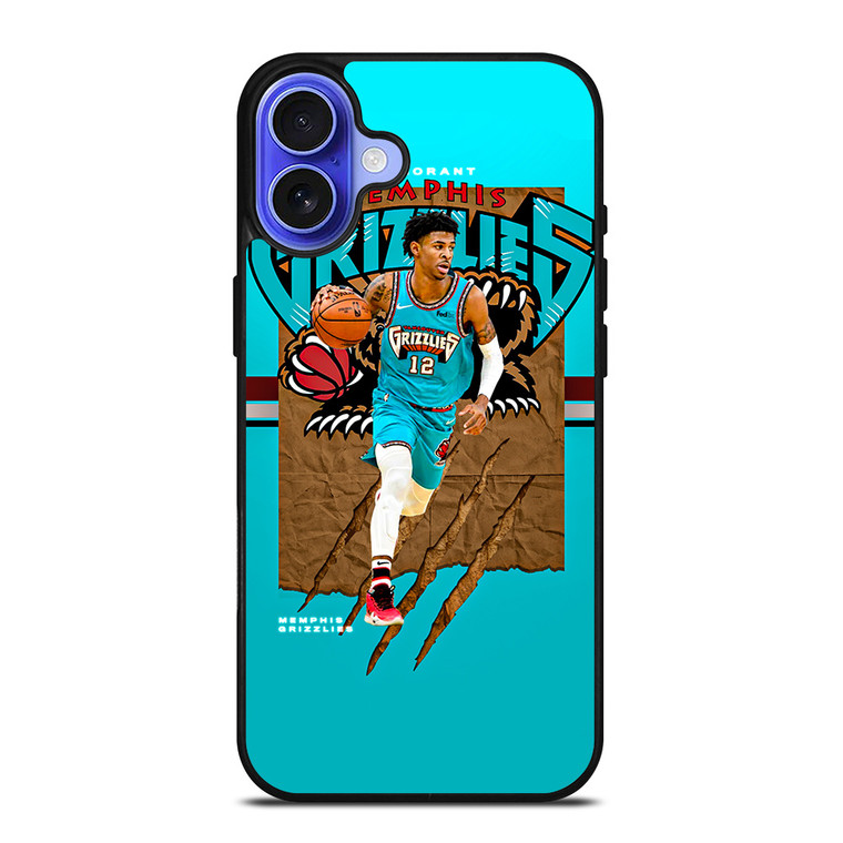 JA MORANT MEMPHIS GRIZZLIES NBA iPhone 16 Case Cover