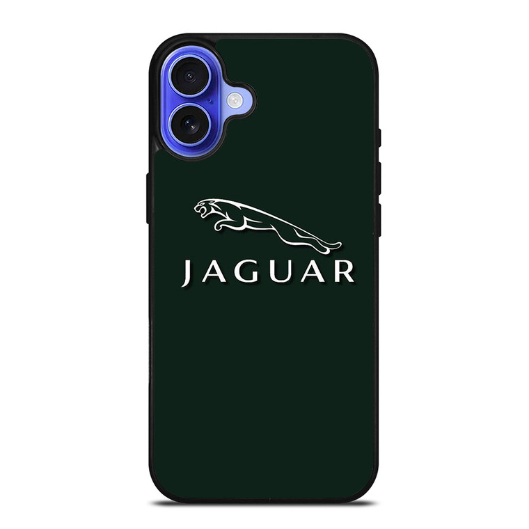 JAGUAR CAR GREEN LOGO iPhone 16 Case Cover