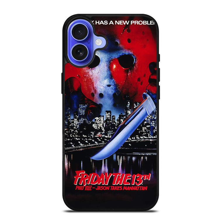 JASON FRIDAY THE 13TH HORROR MOVIE iPhone 16 Case Cover
