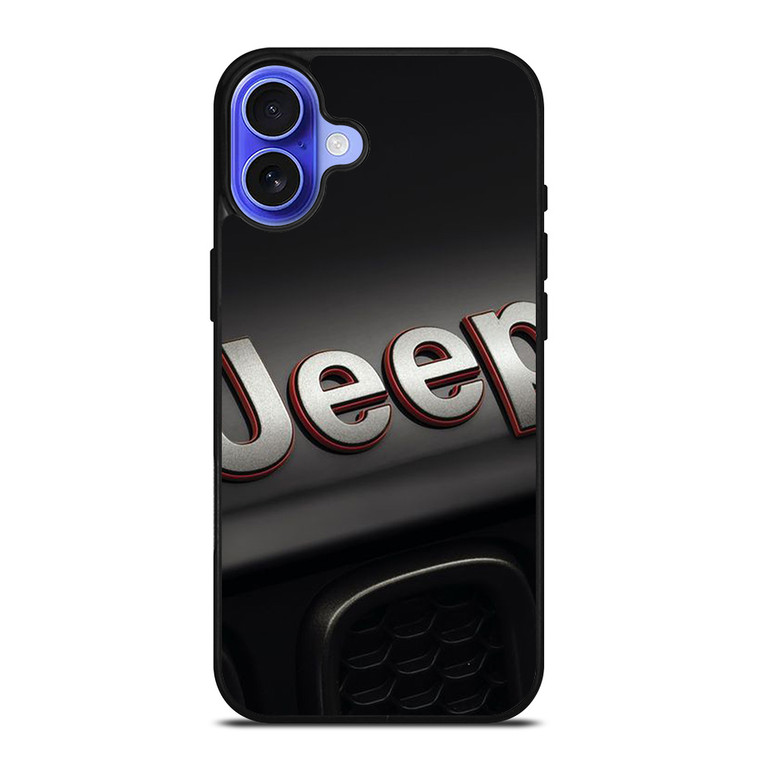JEEP 4WD LOGO EMBLEM iPhone 16 Case Cover JEEP 4WD LOGO EMBLEM iPhone 16 Case Cover