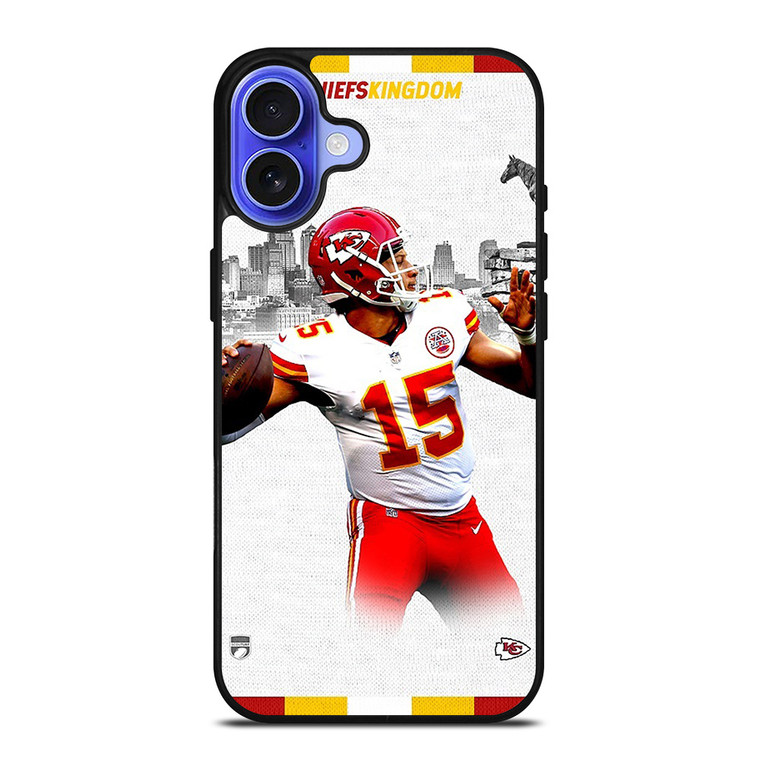 KANSAS CITY PATRICK MAHOMES NFL FOOTBALL iPhone 16 Case Cover KANSAS CITY PATRICK MAHOMES NFL FOOTBALL iPhone 16 Case Cover