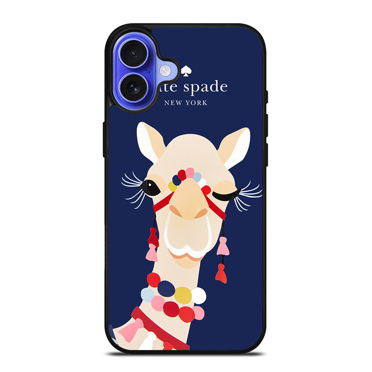 KATE SPADE CAMEL APPLIQUE iPhone 16 Case Cover