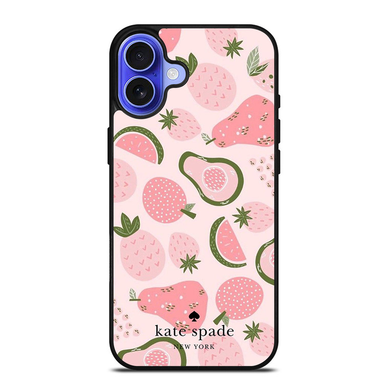 KATE SPADE NEW YORK LOGO FRUITS iPhone 16 Case Cover