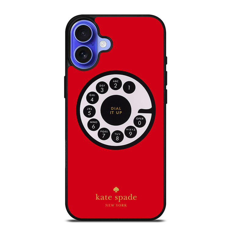 KATE SPADE ROTARY DIAL UP iPhone 16 Case Cover