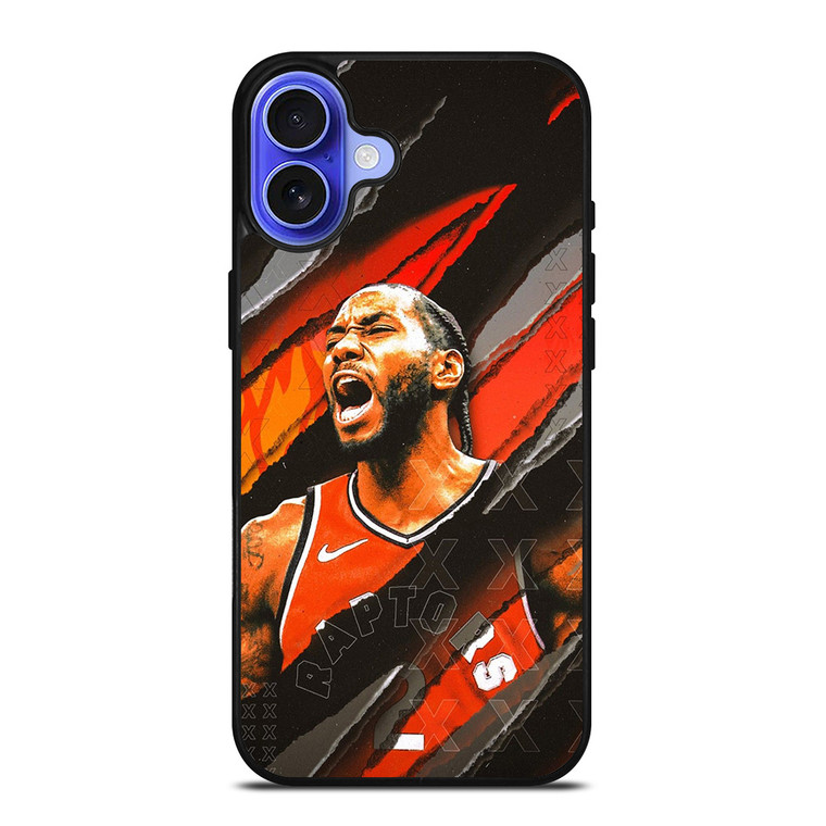 KAWHI LEONARD TORONTO RAPTORS NBA iPhone 16 Case Cover