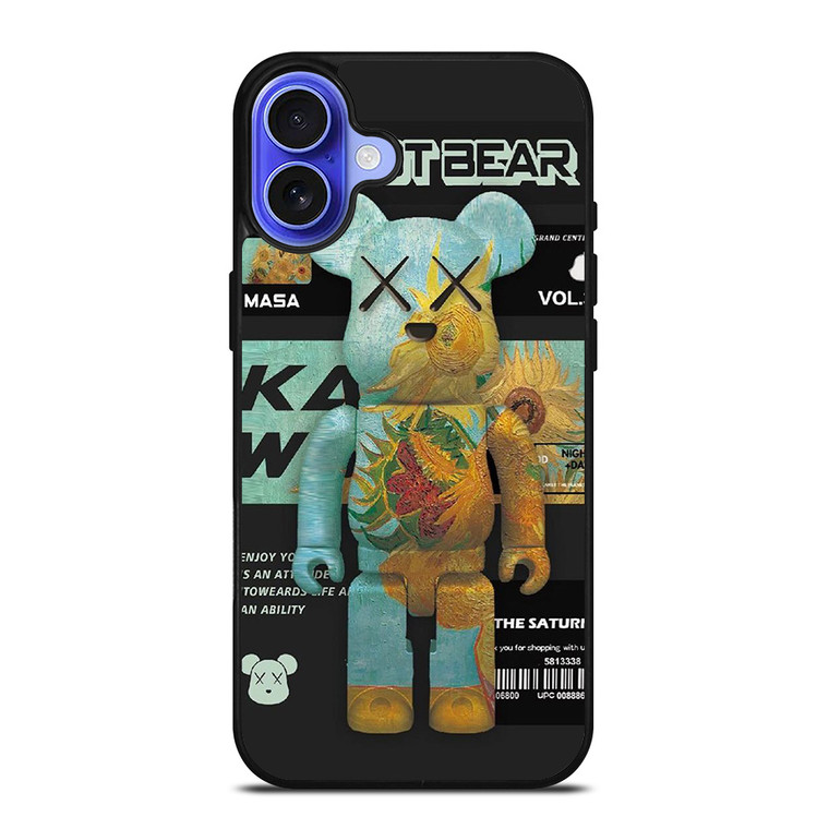 KAWS ROBOT BEAR MASA iPhone 16 Case Cover
