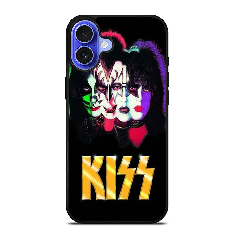 KISS BAND ROCK POSTER iPhone 16 Case Cover