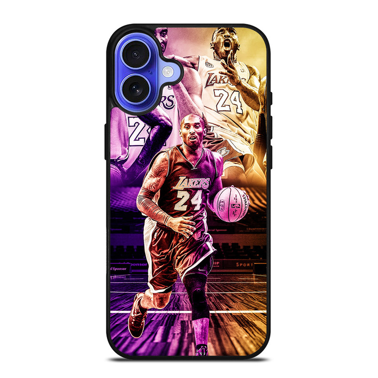 KOBE BRYANT LA LAKERS iPhone 16 Case Cover