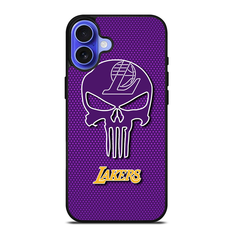 LA LAKERS PUNISHER LOGO iPhone 16 Case Cover