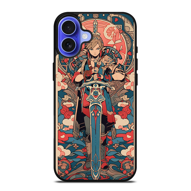 LEGEND OF ZELDA CARTOON ART iPhone 16 Case Cover
