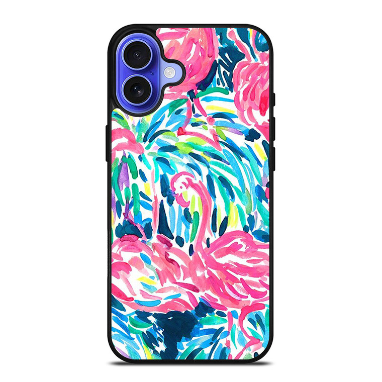 LILLY PULITZER FLAMINGO iPhone 16 Case Cover