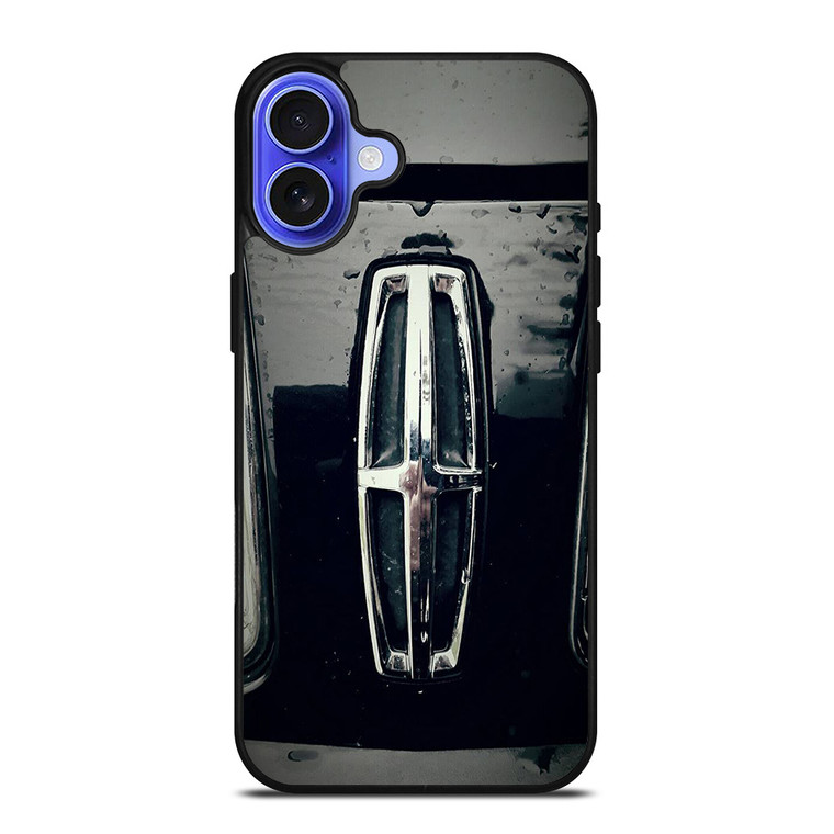 LINCOLN MOTOR METAL EMBLEM iPhone 16 Case Cover LINCOLN MOTOR METAL EMBLEM iPhone 16 Case Cover