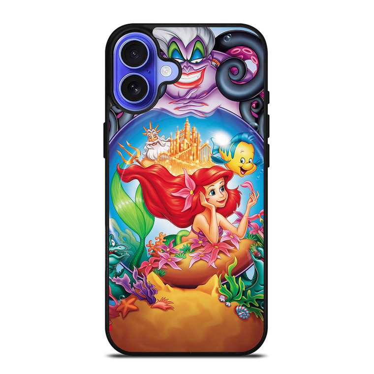 LITTLE MERMAID ARIEL AND URSULA DISNEY iPhone 16 Case Cover