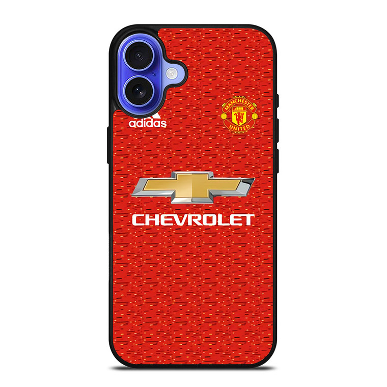 MANCHESTER UNITED 2020 HOME JERSEY iPhone 16 Case Cover