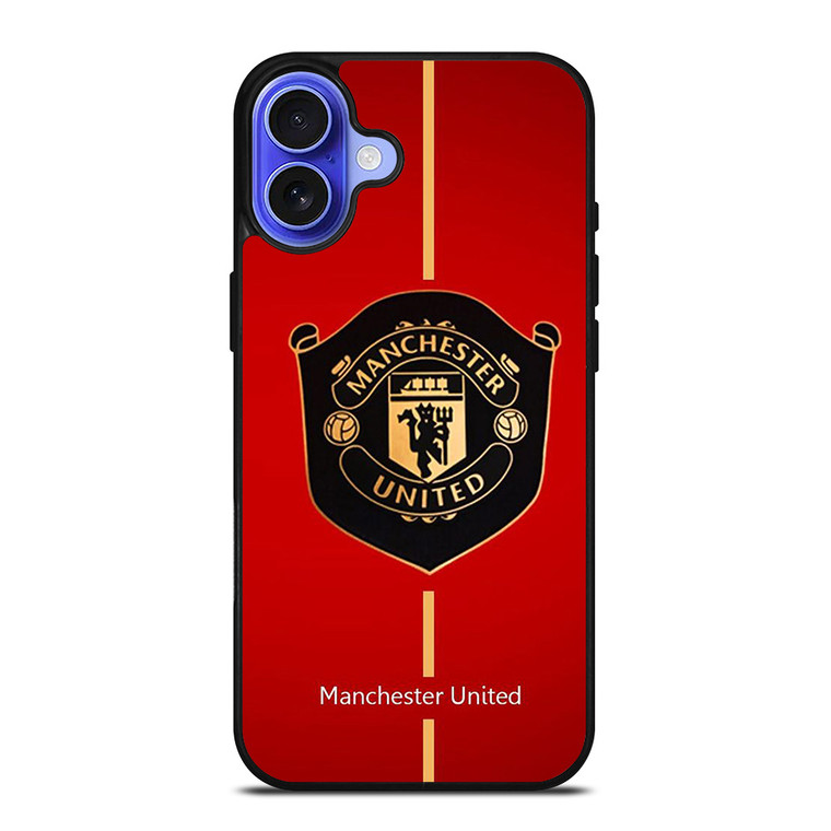 MANCHESTER UNITED MU LOGO iPhone 16 Case Cover