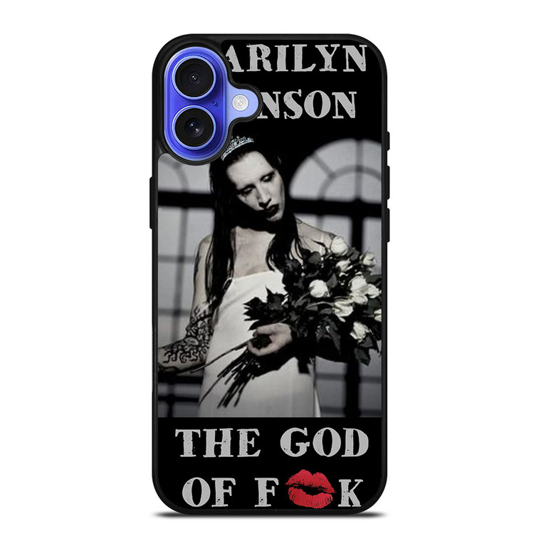 MARILYN MANSON THE GOD OF FUCK iPhone 16 Case Cover