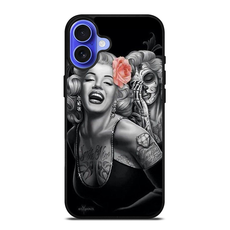 MARILYN MONROE TATTOO iPhone 16 Case Cover