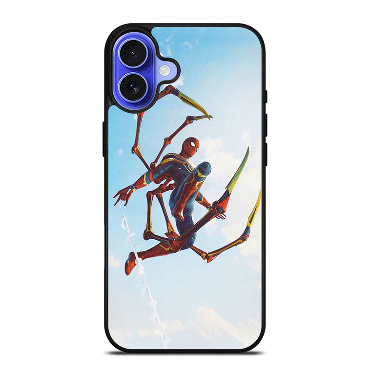 MARVEL SPIDERMAN IRON MODE iPhone 16 Case Cover