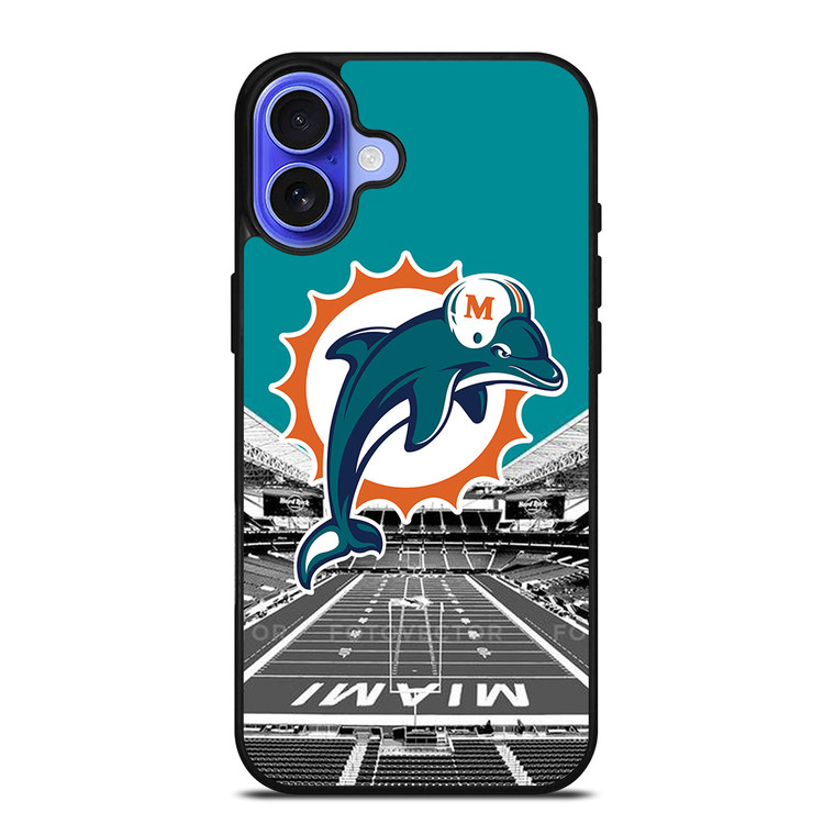 MIAMI DOLPHINS NFL FOOTBALL iPhone 16 Case Cover