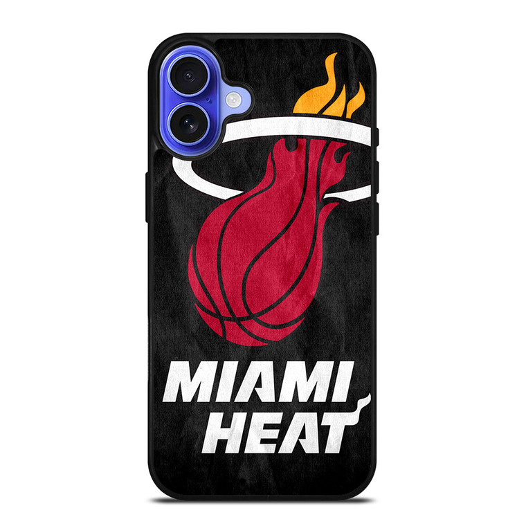 MIAMI HEAT NBA LOGO iPhone 16 Case Cover
