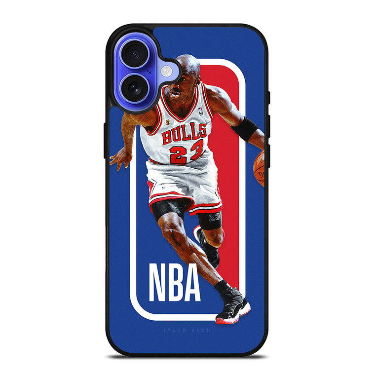 MICHAEL JORDAN NBA LOGO iPhone 16 Case Cover MICHAEL JORDAN NBA LOGO iPhone 16 Case Cover