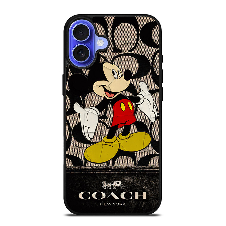 MICKEY MOUSE COACH NEW YORK iPhone 16 Case Cover