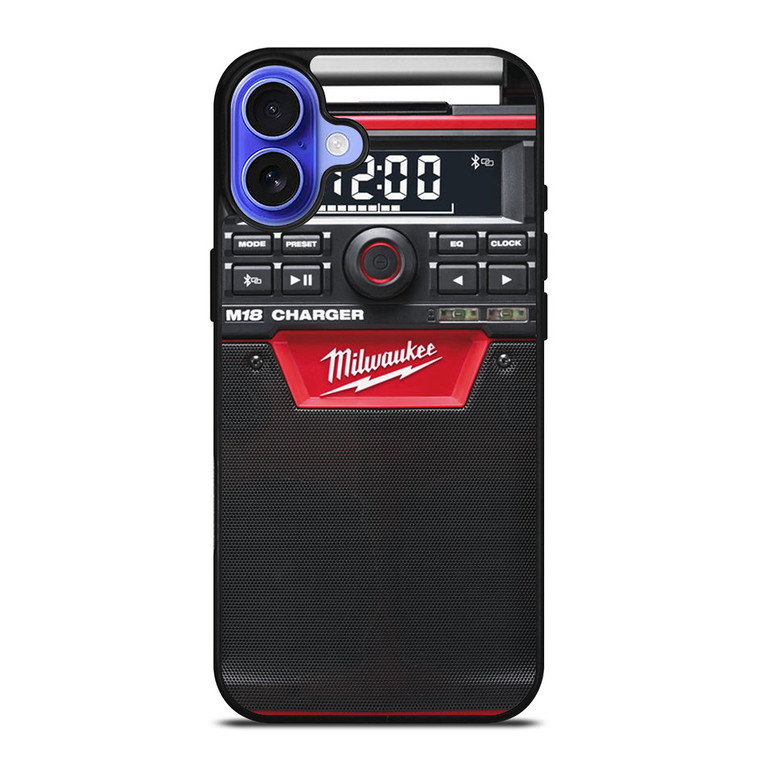 MILWAUKEE JOBSITE RADIO M18 iPhone 16 Case Cover